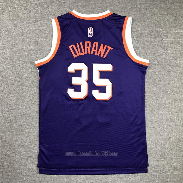 Camiseta Nino Phoenix Suns Kevin Durant #35 Icon 2023-24 Violeta